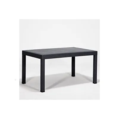 Sandalie Rattan Beyaz 90x150 cm Bahçe Masa