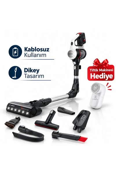 Bosch Şarjlı Dik Süpürge Tiftik Makinesi hediye(Onerous)