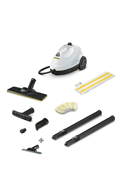Karcher Sc 2 Easyfix Buharlı Temizlik Makinesi Beyaz + Cam Pencere Nozülü 1.512-600.0