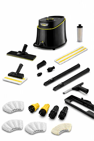 Karcher Sc 3 Deluxe Easyfix Plus Set 1900W 3.5 Bar Hızlı Isınan Buharlı Temizlik Makinesi - LED Göstergeli Kireç Çözücü Kartuşlu Kesintisiz Temizlik Imkanı-Kimyasalsız %99.99 Bakteri Öldürücü Etkili