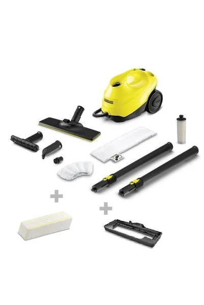 Karcher Sc 3 Easyfix Buharlı Temizlik Makinesi + Tek Kullanımlık Bez Seti +Halı Aparatı
