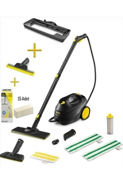 Karcher Sc 3 Easyfix Special Eu Cam+Halı+Tek Kullanımlık 15'li Bez