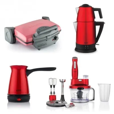 Schafer Elektro Mega Set 4 Lü Kırmızı