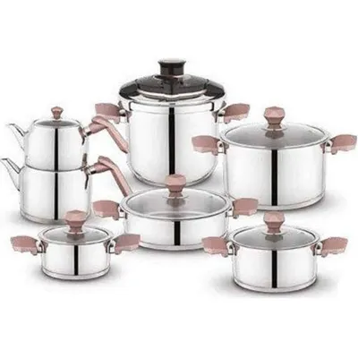 Schafer Honor Rosegold 14 Parça Çelik Çeyiz Seti