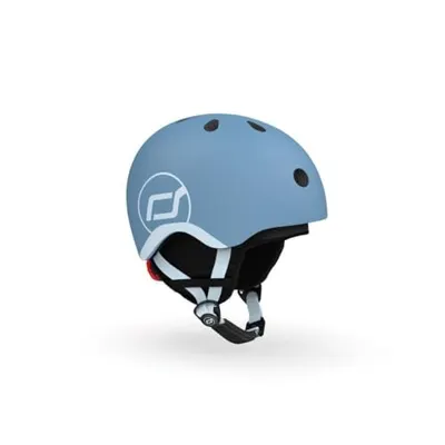 SCOOT AND RIDE Ski Helmet Bebek Kaskı XXS–S Steel 240627-00981