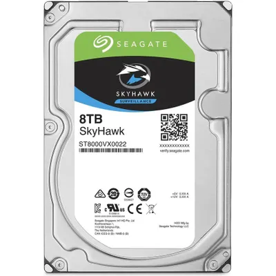Seagate SkyHawk ST8000VX004 SATA 3.0 7200 RPM 3.5" 8 TB Harddisk
