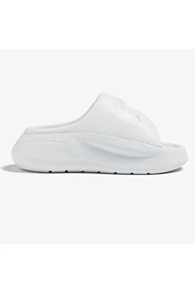 Lacoste Serve Slide 3.0 123 1 CFA Unisex Terlik Beyaz