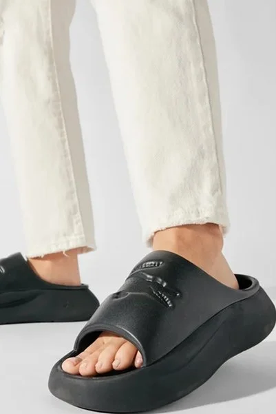 Lacoste Serve Slide 3.0 Unisex Terlik Siyah