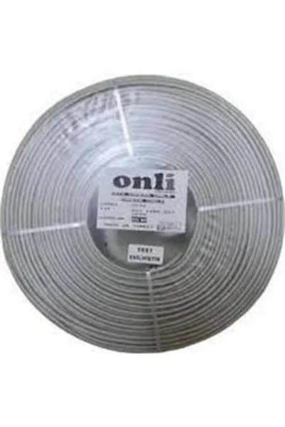 ONLİ ShakkkMarket on-2201 2+1 1x0,22 mini Coax 2x0,22mm 250 metre CCA Kamera Kablosu