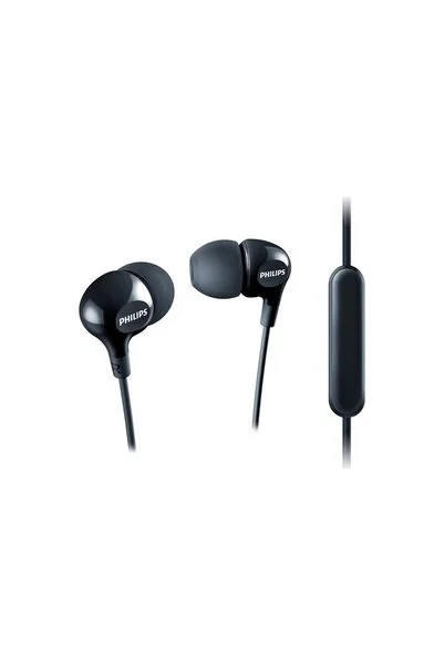 Philips SHE3555BK Kablolu Kulak İçi Mikrofonlu Kulaklık - Siyah