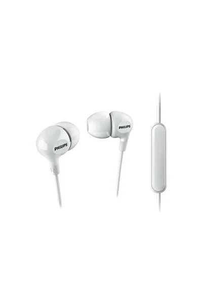 Philips SHE3555WT Kablolu Kulak İçi Mikrofonlu Kulaklık - Beyaz