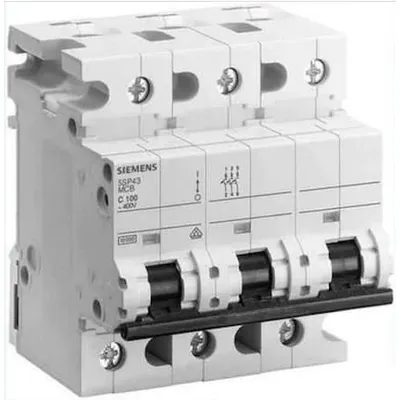 Siemens 5SP4380-7 C3x80 A 10kA Otomatik Sigorta