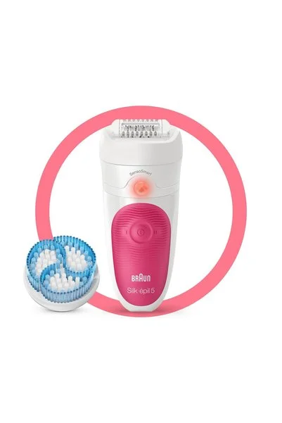 Braun Silk-épil 5 5511 Sensosmart, Kablosuz, Islak&kuru, 2 Ek Parçalı, 2'si 1 Arada Epilatör