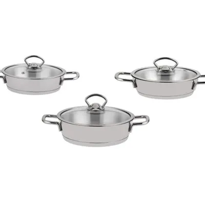 Nehir SILVER CELİK 6 PARÇA SAHAN SETI
