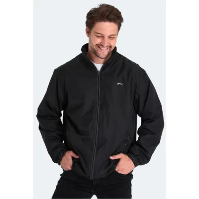 Slazenger Raren Siyah Erkek Yağmurluk