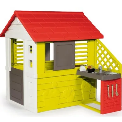 Smoby 810713 Mutfaklı Doğa Oyun Evi