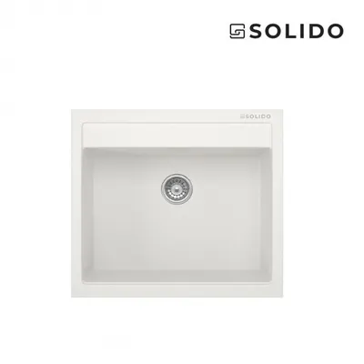 Solido Aragonit SH-49 Süper White Granit Eviye