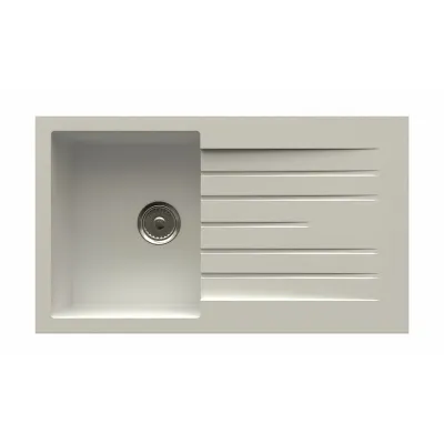 Solido Opal UM-86 Süper White Granit Eviye