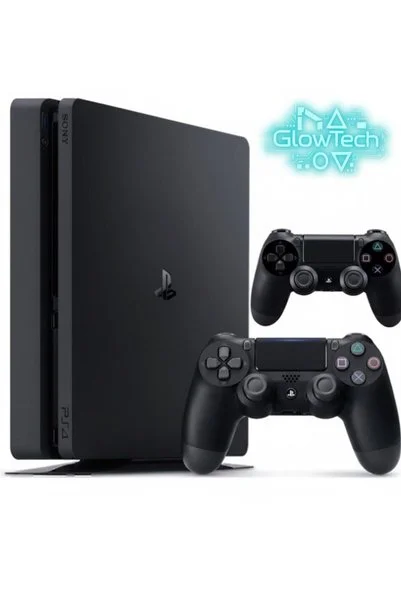 GlowTech Bursa Sony Playstation 4 1 Tb Slim Kasa 2 Adet V2 Kol Revize Edilmiş Ürün 12 Ay Garanti