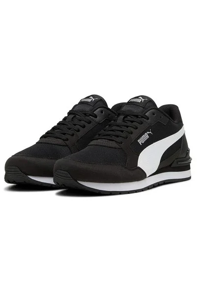 Puma St Runner V4 Mesh Erkek Günlük Ayakkabı Siyah
