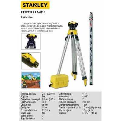 Stanley ST177160 Optik Nivo