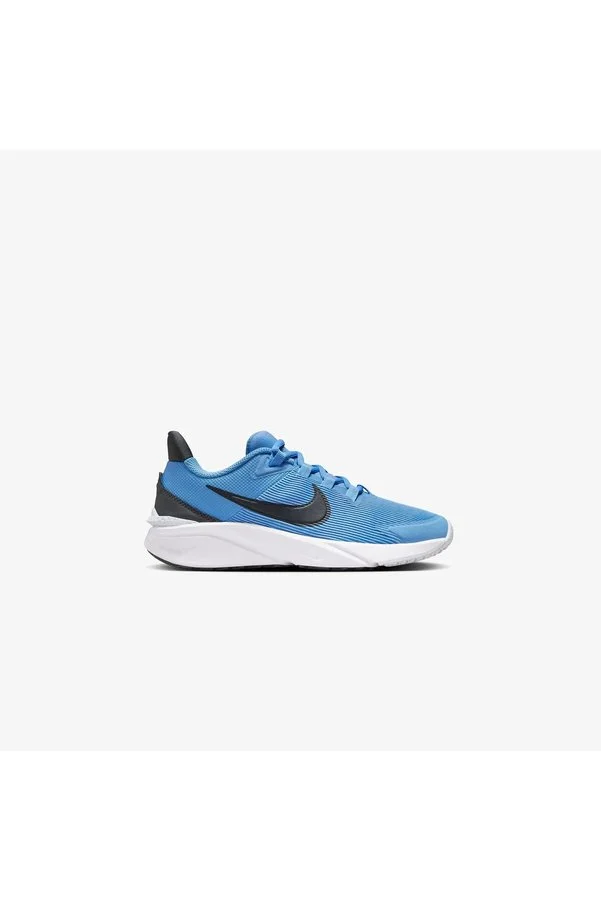 Nike Star Runner 4 Genç Mavi Koşu Ayakkabısı Dar Kalıp