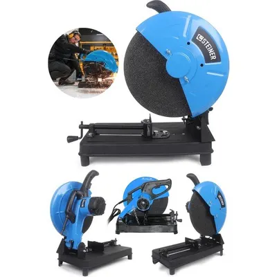 STEİNER Alman Turbo 9000 Bakır Sargılı Çelik Şanzuman Profil Demir ve Metal Kesme Makinesi 355 mm