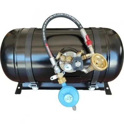 Step Yatay 22 Litre Kullanıma Hazır Set Karavan LPG Tankı
