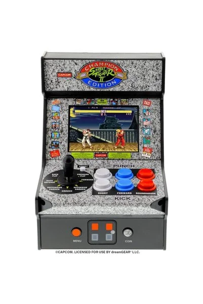 My Arcade Street Fighter II Mini Arcade Makinesi - Mikro Oyuncu Masa Üstü Arcade Makinesi