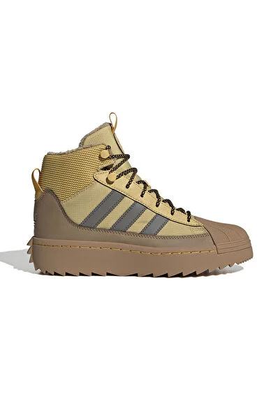 adidas Superstar Winter Trek J Genç Günlük Bot ID1021 Sarı