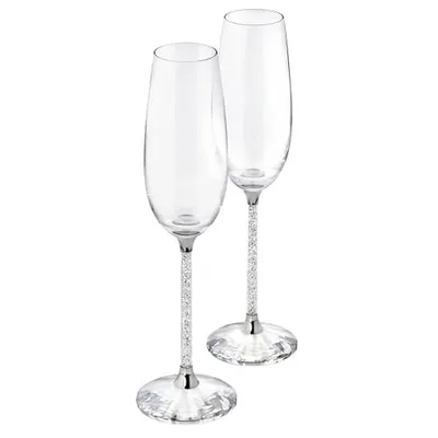 Swarovski 255678 Crystalline Toasting Flutes Set Of 2 Ev Dekorasyonu