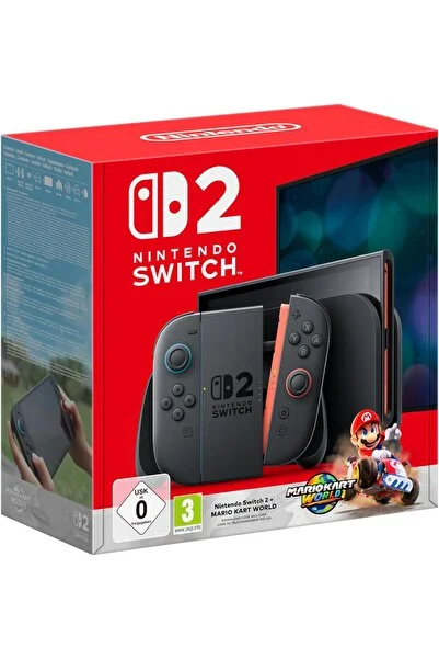 Nintendo SWITCH 2 KONSOL MARIO KART WORLD PAKETI - RESMİ DİSTRİBÜTÖR GARANTİLİ