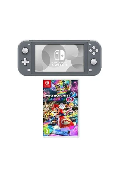 Nintendo Switch Lite Konsol Gri + Mario Kart 8 Deluxe Nintendo Switch