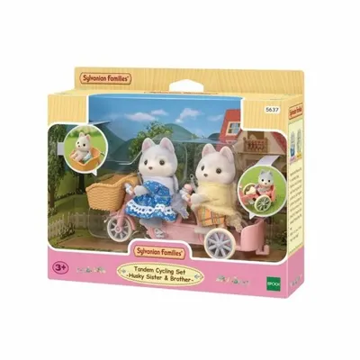 Sylvanian Families 5637 Tandem Bisiklet ve Haskiler