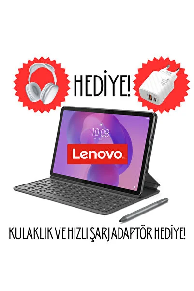 LENOVO Tab K11 Gen 2 11'' 8 GB 128 GB Wi-Fi - Bluetooth Tablet (Klavyeli Kılıf+Kalem+Kulaklık+Hızlı Şarj Adaptör Hediyeli)