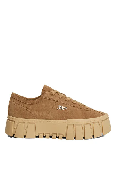 Tommy Hilfiger Taba Kadın Sneaker TJW PLATFORM SNEAKER SUEDE