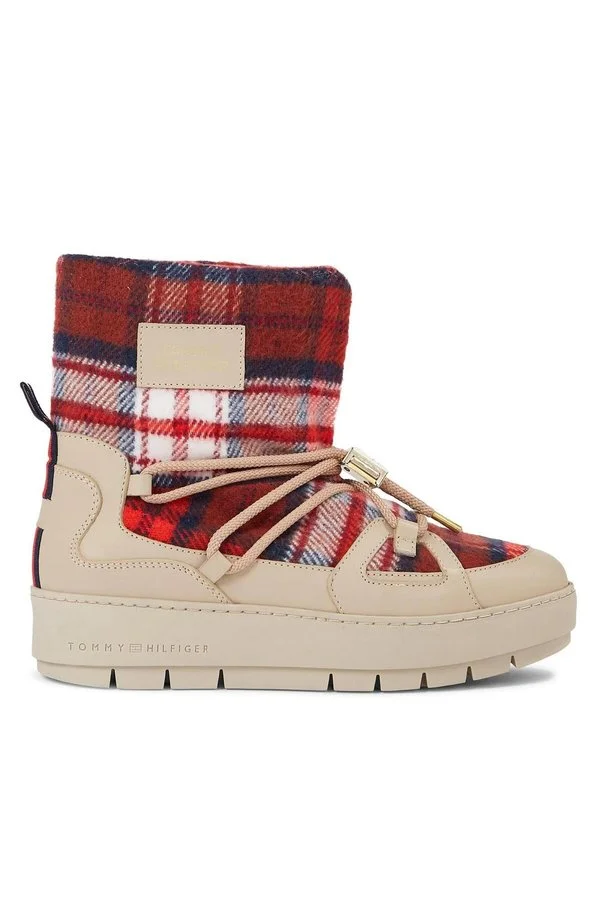 Tommy Hilfiger Tartan Snowboot