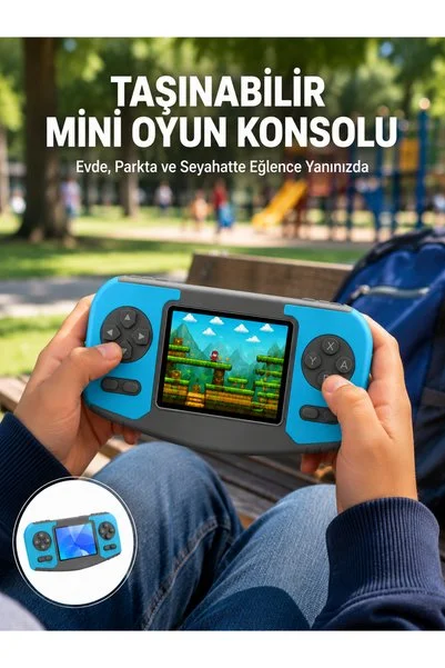 markentegra Taşınabilir Mini Video Oyun Konsolu Ergonomik Tasarım