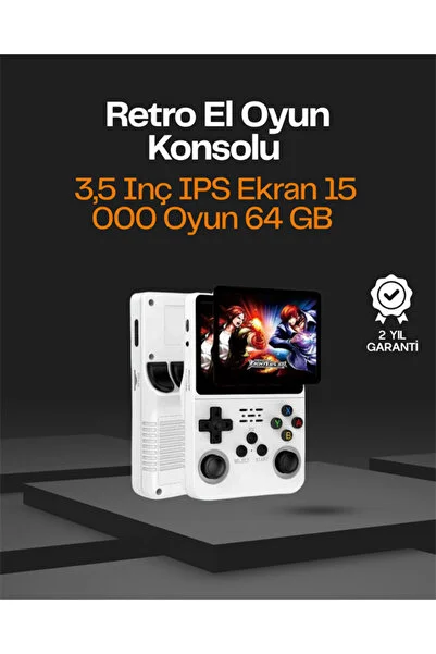 Artepieza co. Taşınabilir Retro Oyun Konsolu – 15.000 Oyun, 64 GB Depolama, IPS Ekran - Lisinya
