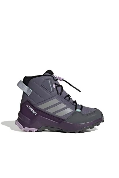 adidas Terrex AX4R CW+ Çocuk Mor Bot