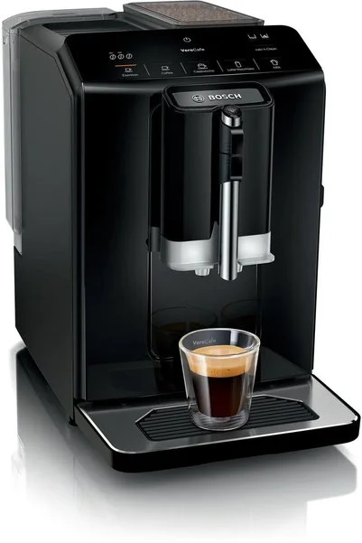 Bosch TIE20119 Tam Otomatik Kahve Makinesi VeroCafe Piyano siyah, Çıkarılabilir su tankı