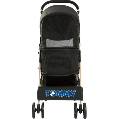 Tommy 505-PC101S Siyah 67x47x98 cm Max 15 kg Evcil Hayvan Arabası
