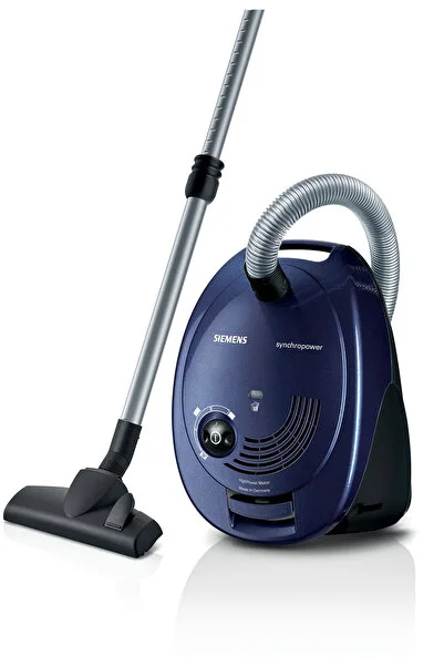 Siemens Toz torbalı Süpürge SynchroPower Mavi VS06B1110