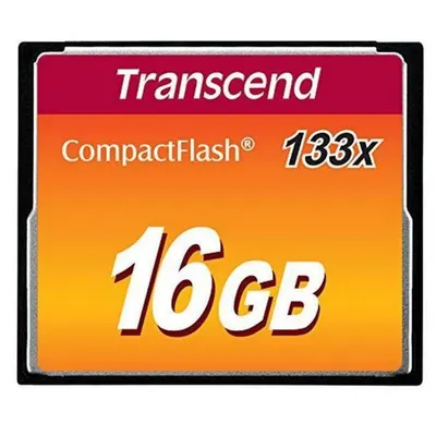 Transcend TS16GCF133 16GB 40MB/s Compact Flash Hafıza Kartı