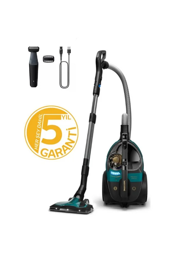 Philips Triactive Ultra Led Başlık 6,2 Kg, Turbo Başlık ,8m H13 Marathon Ultimate Torbasız Süpürge 900 W