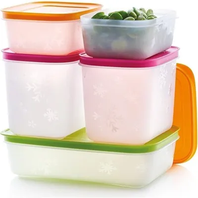 Tupperware Alaska 5'li Renkli Saklama Kabı