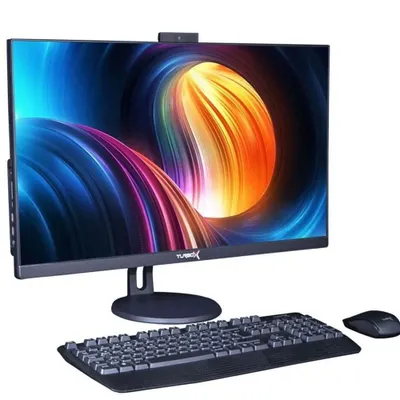 Turbox TAX724 Intel Core I5 12400 8gb Ram 256GB M.2 Nvme SSD 27" Bluetooth Webcam Siyah Freedos All In One Bilgisayar