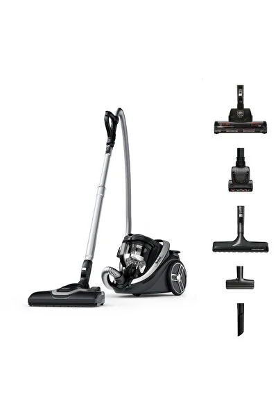 TEFAL TW7976 5* Silence Force Cyclonic Effitech 2,5 Litre 500 Watt Toz Torbasız Elektrikli Süpürge