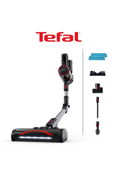TEFAL TY6T90TR X-Force Flex 8.60 Max Aqua 45 Air Watt Kablosuz Şarjlı Dikey Süpürge