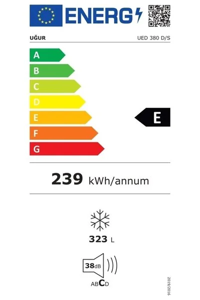 Uğur UED 380 D/S Sandık Tipi Derin Dondurucu